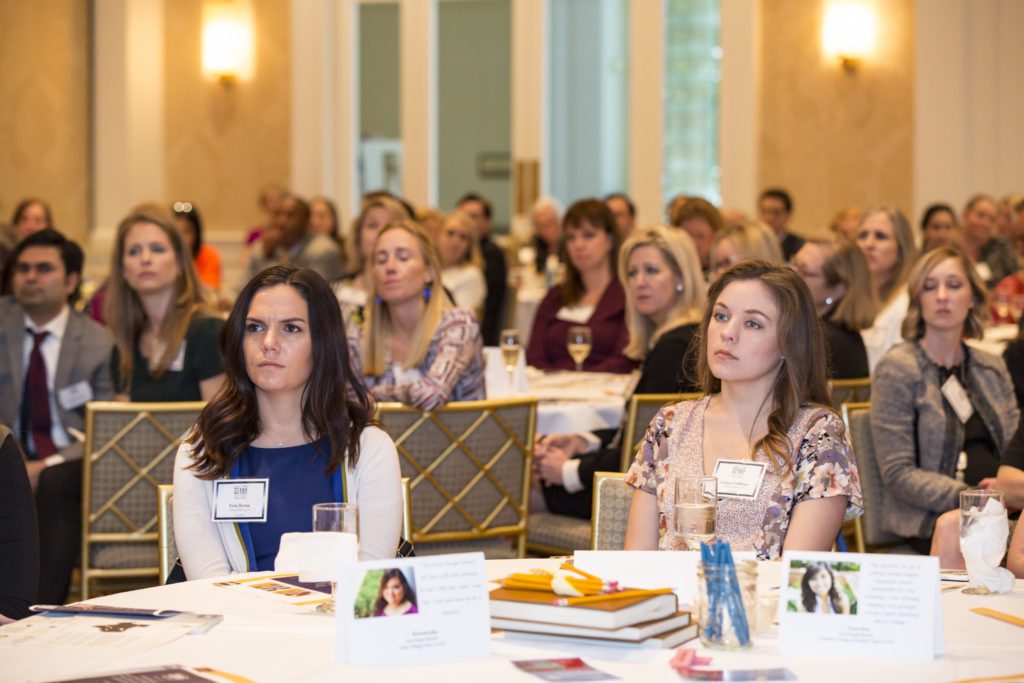 Audience attentively listens during a conference or seminar.