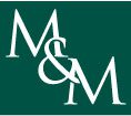 Stylized M&M logo with intertwined letters on a green background.