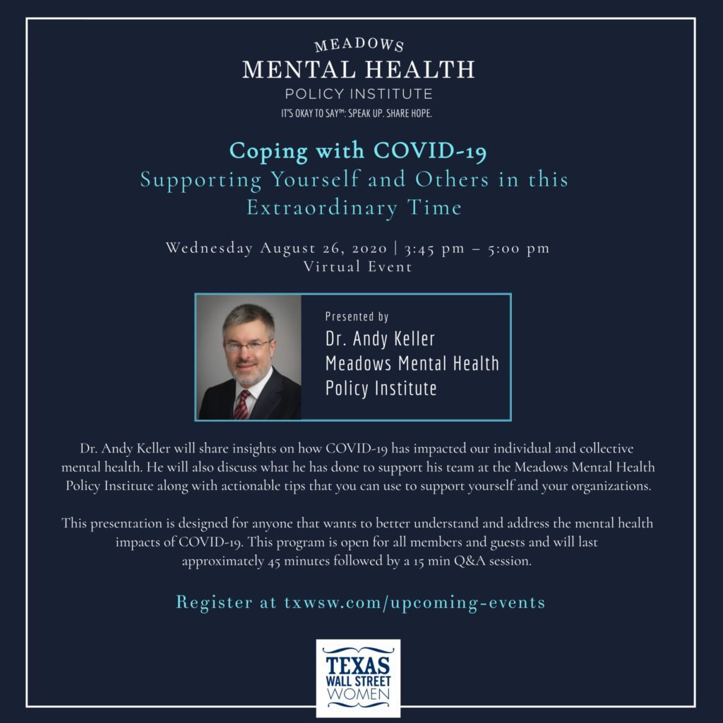 Webinar on mental health during COVID-19 with Dr. Ashly Karam.