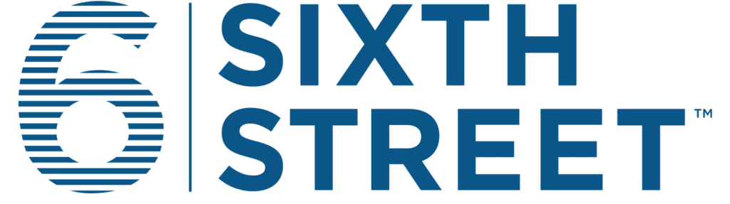 Logo with bold blue text partially reading 'SIXT STRI'.