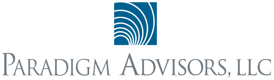 Logo with blue arcs above the words 'M Advis'.