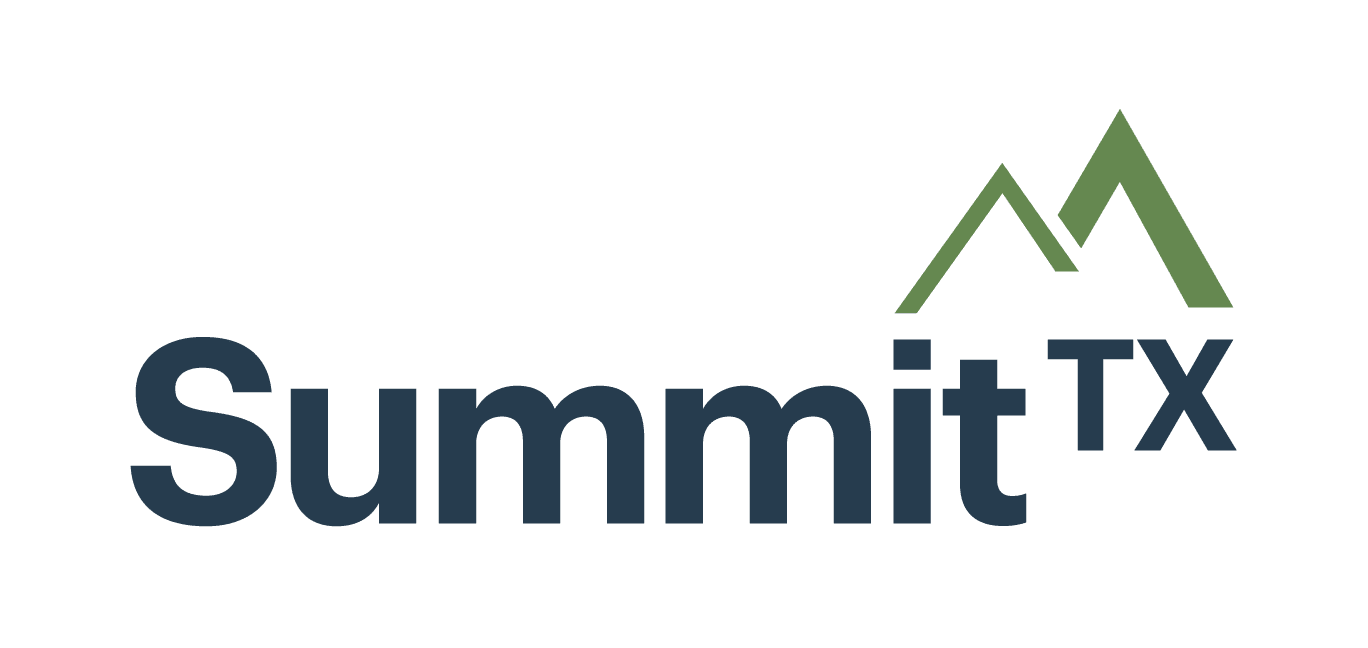 Summit TX logo with mountain design.