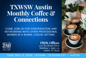 Networking event for professional women in Austin.
